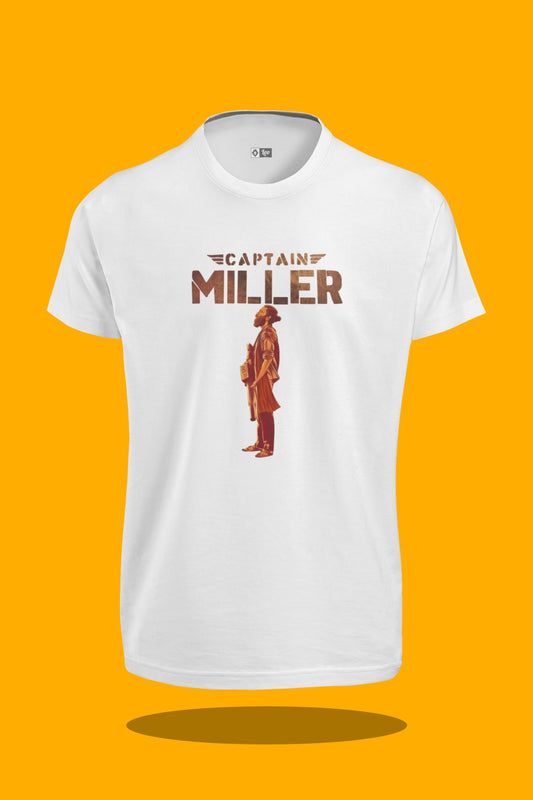 Actor DhanushCaptain Miller T-Shirt