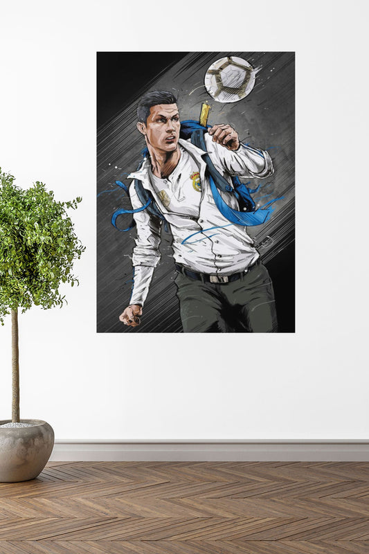 Cristiano Ronaldo Metal Poster