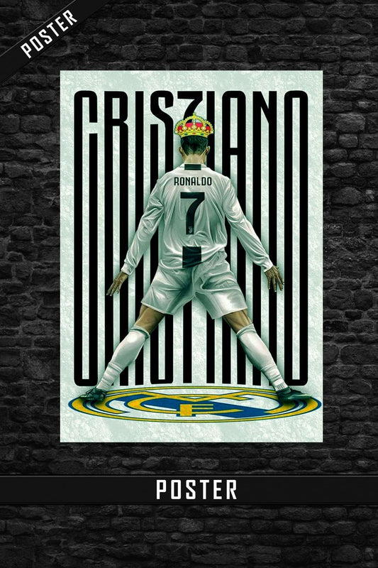Cristiano Ronaldo Signature Pose Wall Poster