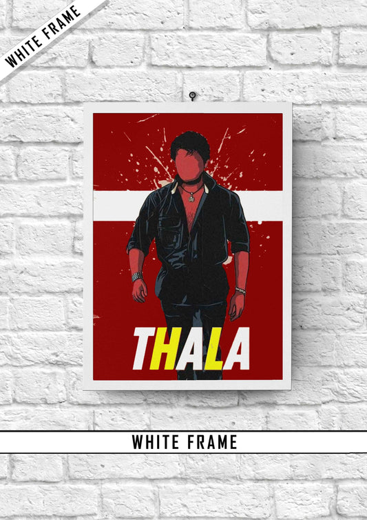 Dheena Movie Tribute Wall Poster