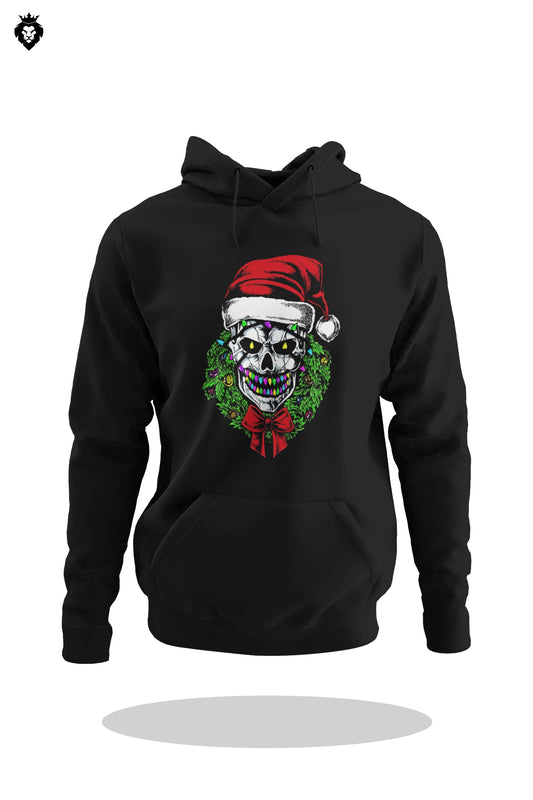 Funny Skeleton Santa Hoodie 