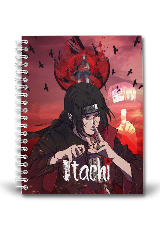 Itachi Uchiha Spiral Notebook 