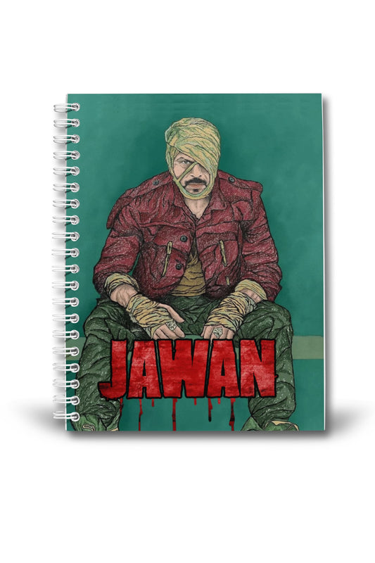 Shah Rukh Khan movie Jawan Spiral Notebook