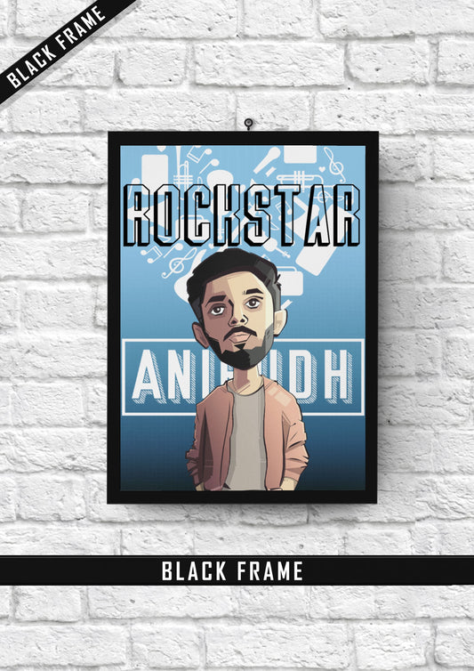 Rockstar Anirudh wall poster
