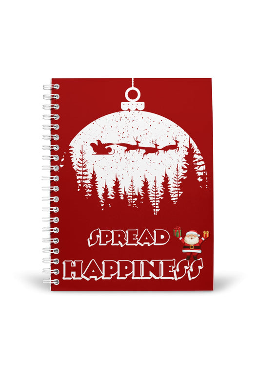Spread Happiness Spiral Notebook