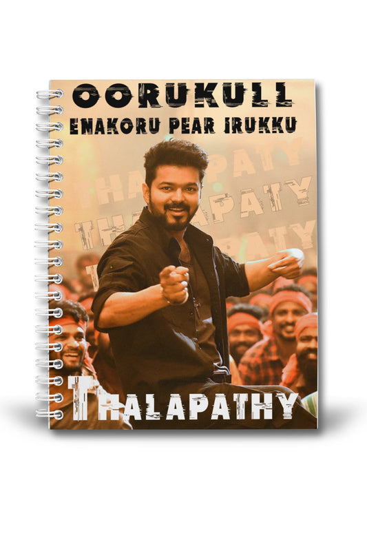 Thalapathy Spiral Notebook
